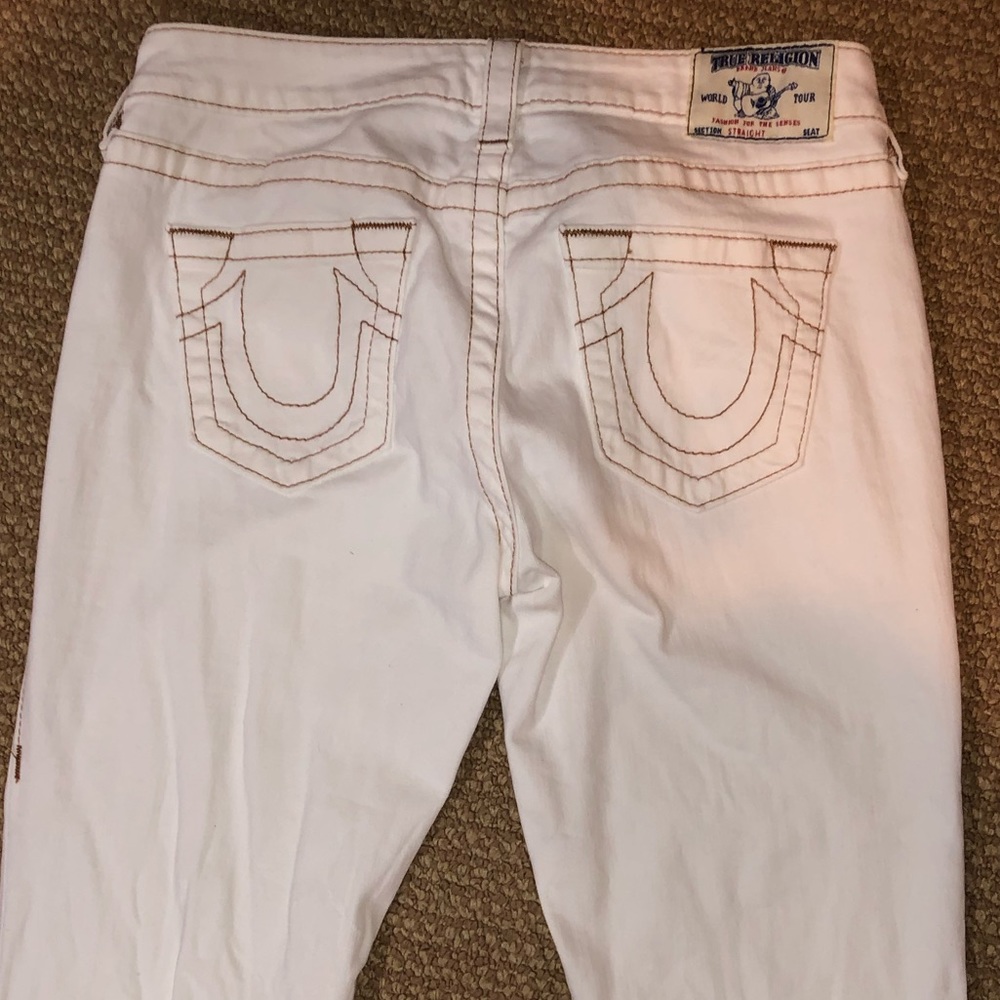 White women’s true religion jeans